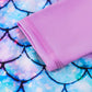 Maillot de bain fille une pièce manches longues – Combinaison sirène motif écailles multicolores