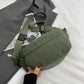 Sac banane et bandoulière femme – Tendance velours côtelé, idéal pour look décontracté, coloris Vert