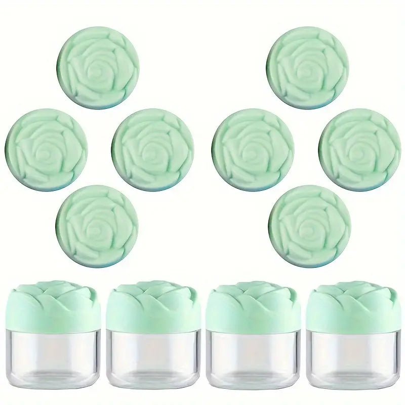 Pots de toilette bébé avec couvercle fleur – Contenants hermétiques en plastique réutilisable