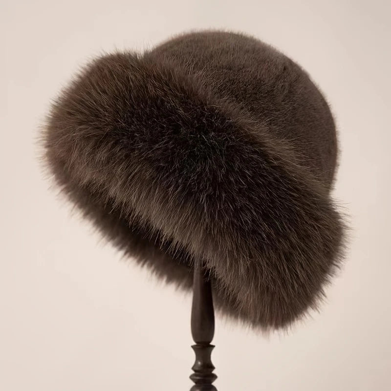 Cache-Oreilles Femme Hiver Élégant – Modèle Vintage en Fausse Fourrure, Ultra Chaud et Chic