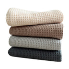 Lot de 4 Torchons Nid d'Abeille, coloris Multicolore