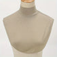 Faux col femme col roulé blanc – Col amovible simple et élégant pour chemisiers, pulls et manteaux