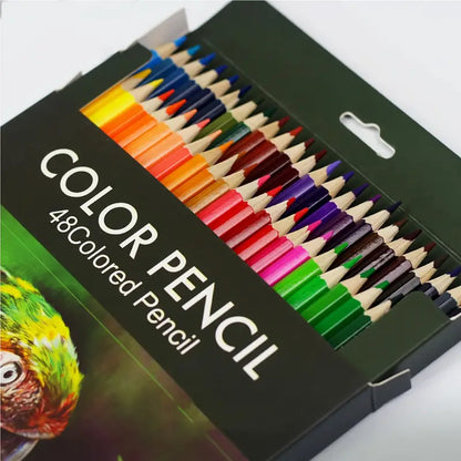 Boîte de 18 Crayons de Couleur Intenses – Idéal pour Dessin, Croquis et Coloriage Artistique