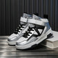 Baskets montantes fille noires et vertes – Chaussures de sport tendance style basketball