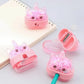 Taille-Crayon Bébé avec Réservoir Transparent – Taille-Crayons Mignon Rose à Double Trou pour École et Papeterie