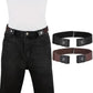 Ceinture élastique femme sans boucle – Ceinture ajustable marron pratique et confortable pour jeans et pantalons