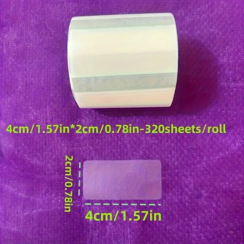Autocollants ronds transparents – Pastilles adhésives invisibles pour sceller, étiqueter ou emballer proprement