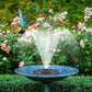 Fontaine Solaire pour Jardin et Bassin – Pompe à Eau Écologique avec Jets Décoratifs pour Étangs, Birdbaths et Jardins