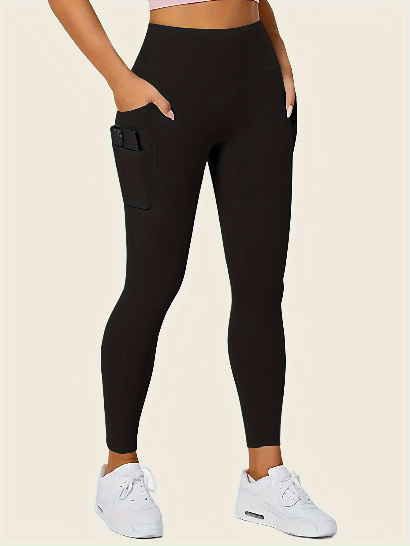 Leggings de yoga poche à ligne ciblée pour un développement