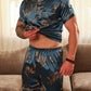 Ensemble Homme Grande Taille Printemps Été Manches Courtes