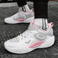 Baskets garçon – Chaussures de sport noires et grises respirantes avec semelle antidérapante tendance