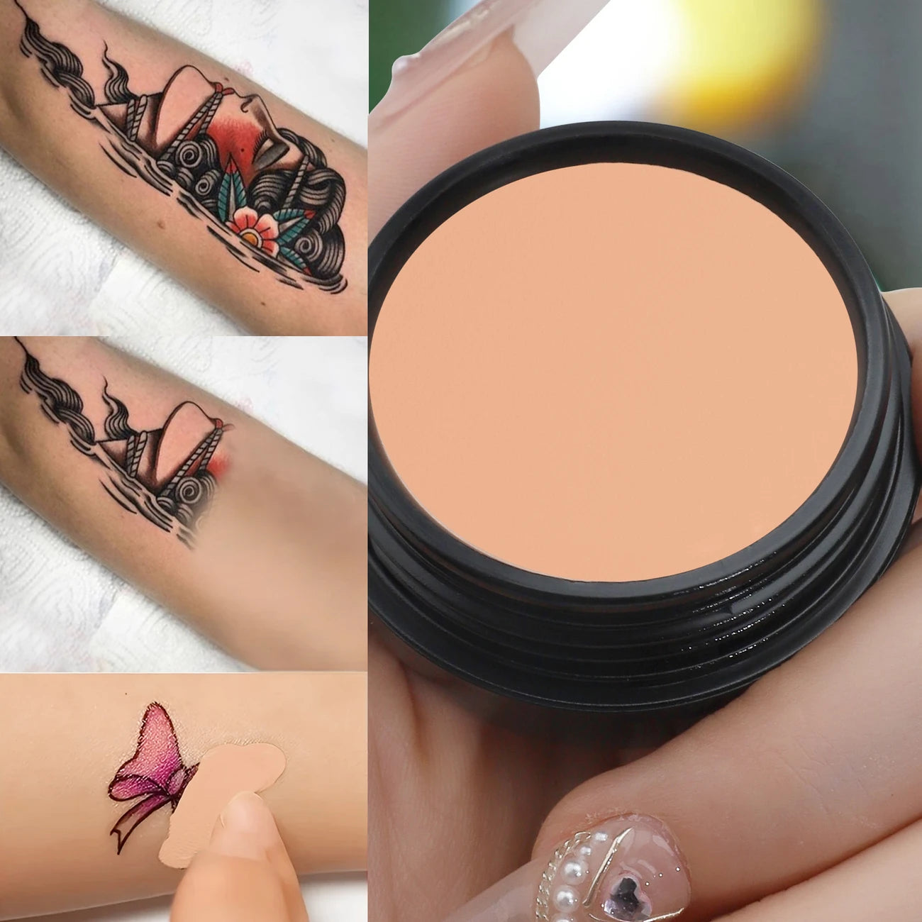 Correcteur de Teint Crème QIC – Anti-Cernes Haute Couvrance, Finition Naturelle et Zéro Défaut
