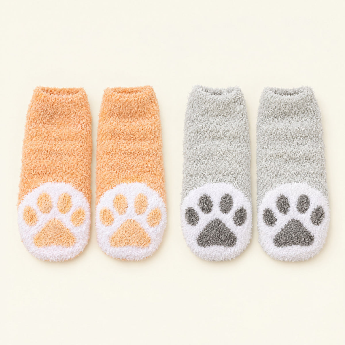 Chaussettes Pilou-Pilou Pattes de Chat – Lot de 2 Paires Chaudes