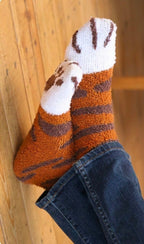 Chaussettes Pilou-Pilou Pattes de Chat – Lot de 2 Paires Chaudes