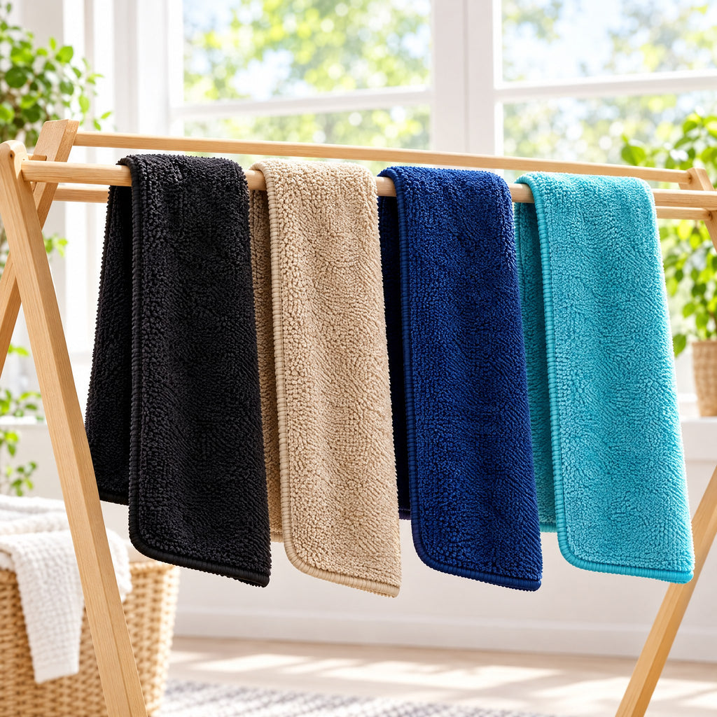 Chiffon Microfibre Anti-Traces pour Miroirs et Vitres – Nettoyage Sans Produit