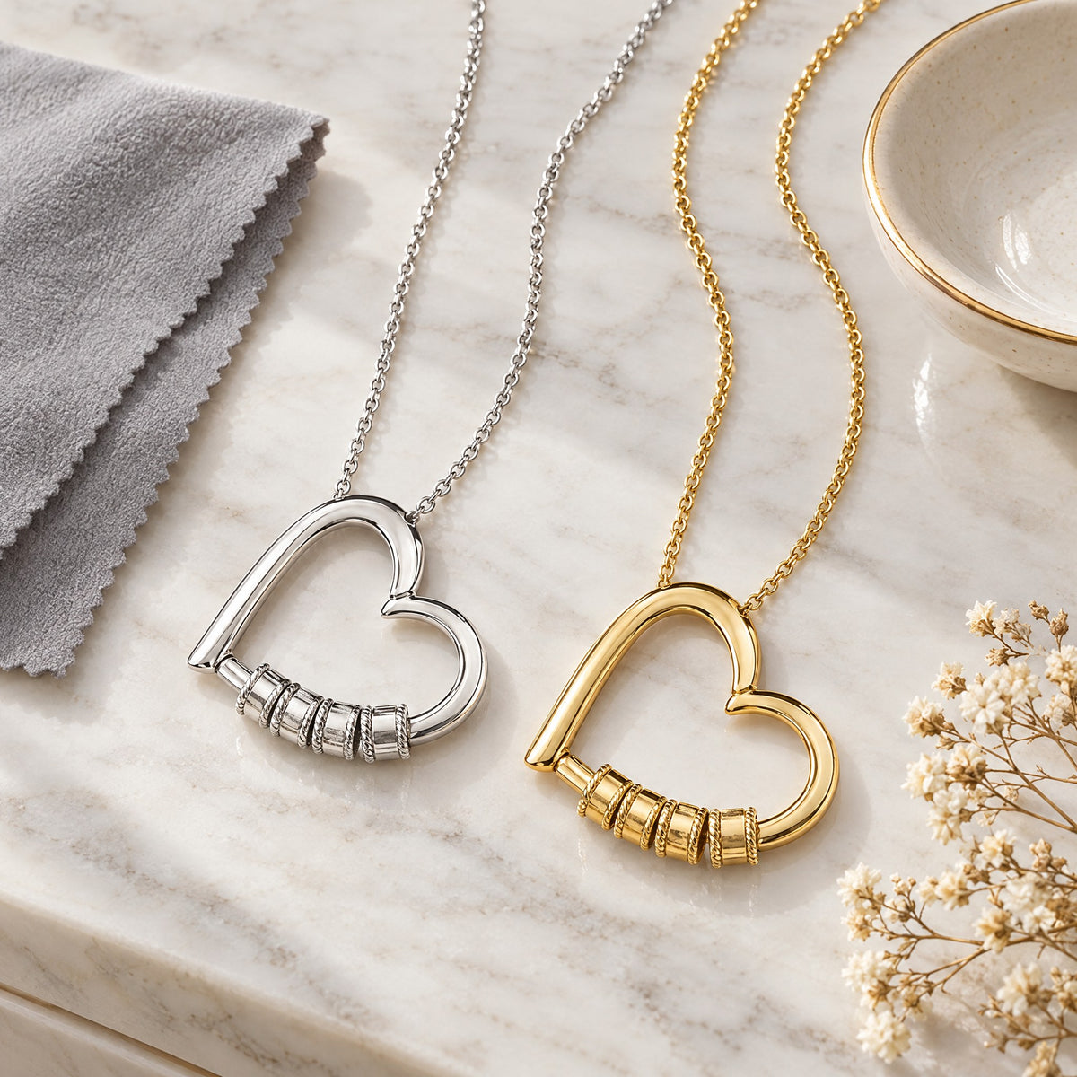 Argent ou or, selon son style