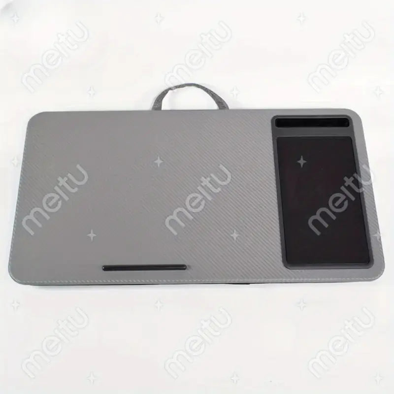 Table de Lit Portable pour Ordinateur – Plateau de Travail Pliable avec Support Antidérapant et Poignée de Transport
