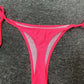 Bas de Bikini Ficelle Femme – Ultra Échancré, Taille Haute Sexy, Noué sur les Côtés