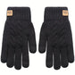 Gants femme hiver tricotés doublés polaire – Chauds et confortables en maille beige élégante