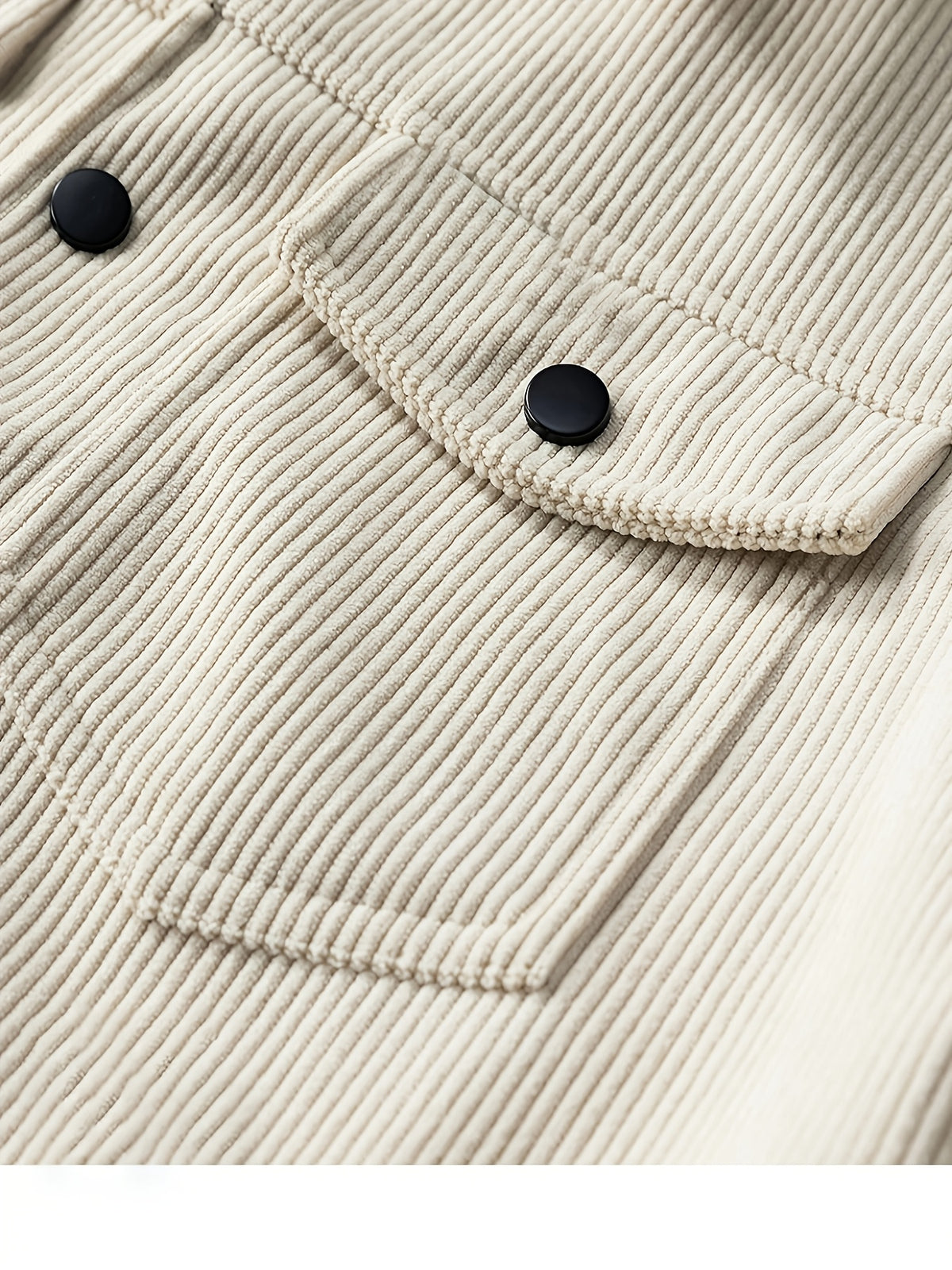 Veste de travail en velours côtelé pour hommes