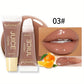 Gloss Lèvres Brillant JULYSTAR Teinte 01-04 – Effet Jus Hydratant Nude Caramel, Finition Naturelle & Gourmande