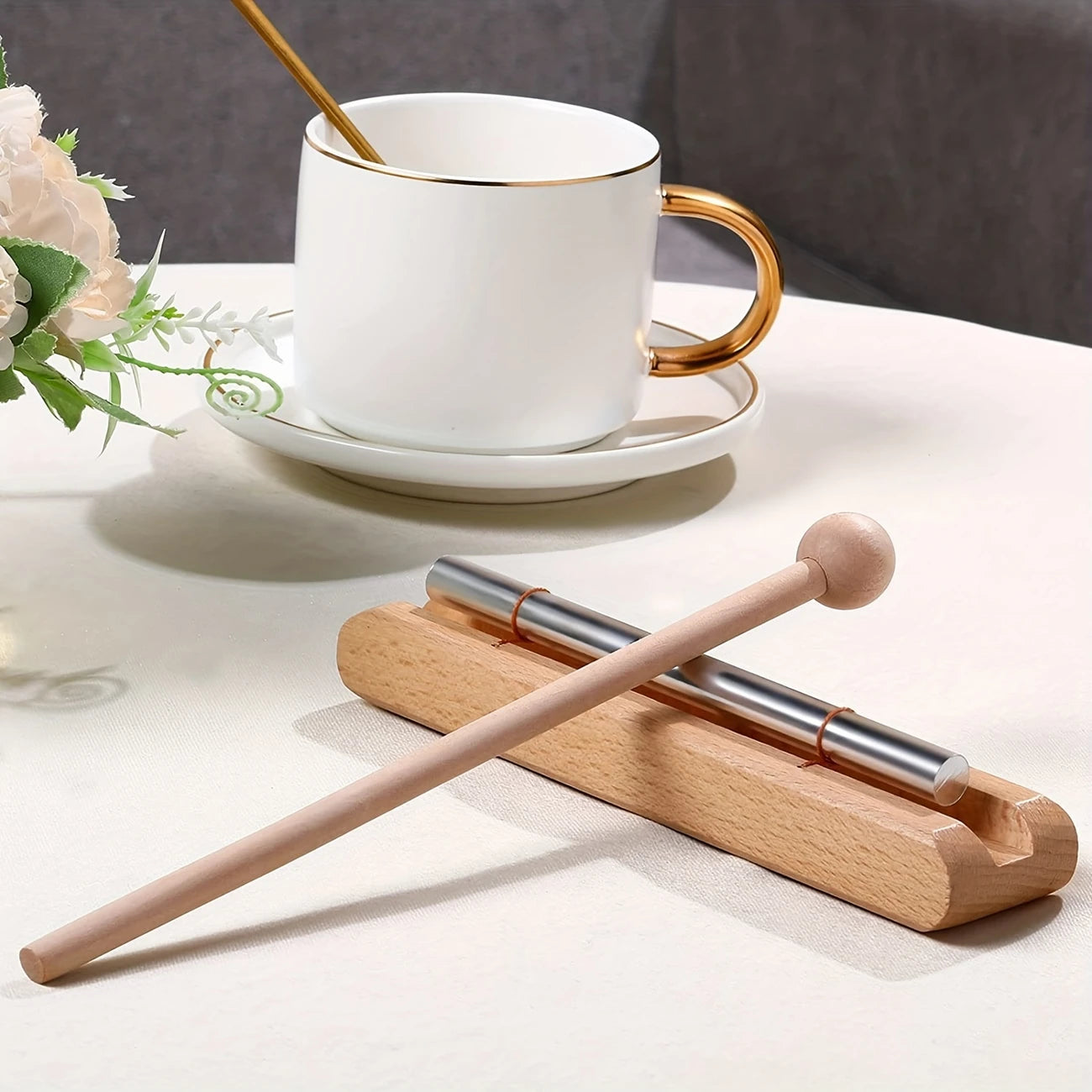 Barre de Sonorisation Résonante – Instrument de Musique Zen pour Relaxation, Méditation ou Classe