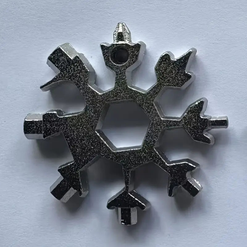 Outil Multifonction en Forme de Flocon – Clé 18 en 1 pour Bricolage et Outdoor