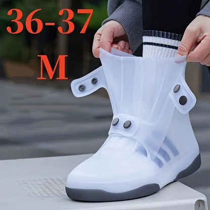 Surbottes Imperméables en Silicone avec Boutons Pression – Protection Antidérapante pour Chaussures