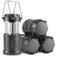 Lot de lampes de camping LED ultra lumineuses – Lanternes portables pliables pour randonnée et bivouac