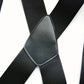 Bretelles homme noires classiques ajustables – Style élégant et confortable pour costume, mariage et tenue habillée