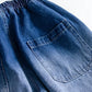 Jean Garçon Taille Élastique – Pantalons Enfant Confortables en Denim Bleu avec Poches Pratiques