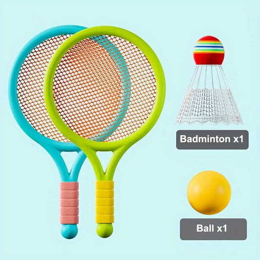 Set de raquettes enfants avec volant et balle – Jeu de plein air ludique et sportif