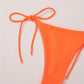 Bas de bikini échancré à nouer – Coloris fluo, taille réglable et coupe sexy pour toutes les silhouettes