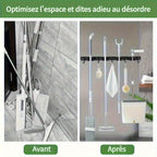 Kit Complet d’Outils de Jardinage avec Support Mural