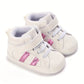 Chaussures bébé garçon montantes, coloris Blanc rose