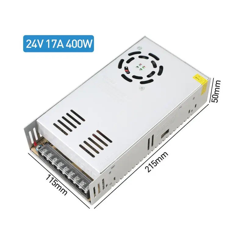 Alimentation 24V 5A 120W – Transformateur à Découpage Métallique pour LED, CNC et Projets Électroniques