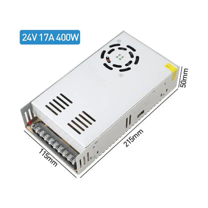 Alimentation 24V 5A 120W – Transformateur à Découpage Métallique pour LED, CNC et Projets Électroniques