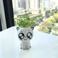Mini pot de fleurs en forme de chat