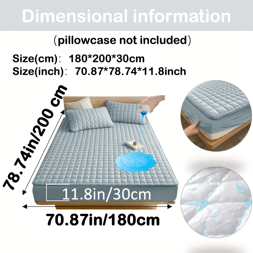 Protège-Matelas Matelassé Imperméable Grand Bonnet