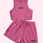 Short de Plage Femme Côtelé – Look Décontracté & Confortable, Idéal Été ou Détente