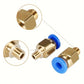Raccord Pneumatique PC4-M6 pour Tube PTFE – Connecteur Rapide Haute Qualité pour Imprimante 3D et Extrudeur