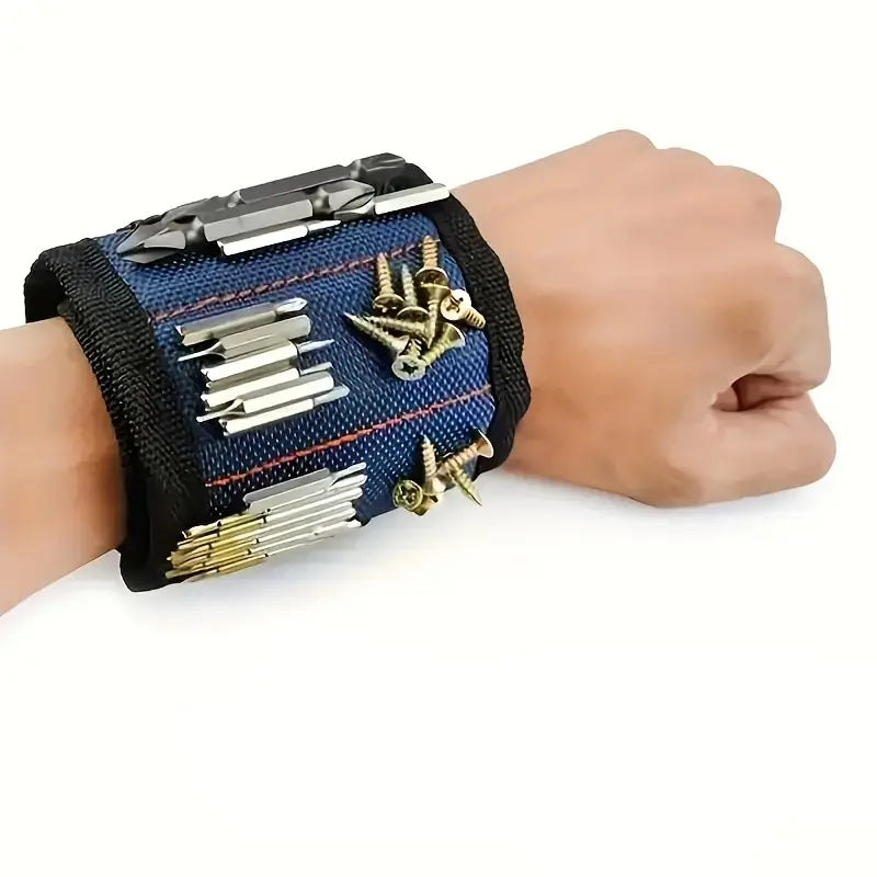 Bracelet Magnétique Porte-Vis et Boulons – Attache Pratique pour Bricolage et Réparations