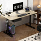 Bureau Électrique Réglable avec Plateau Bois – Poste de Travail Ergonomique pour Télétravail et Gaming