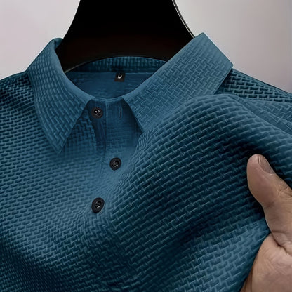 Top sportif décontracté homme en fibre glacée, coloris Bleu