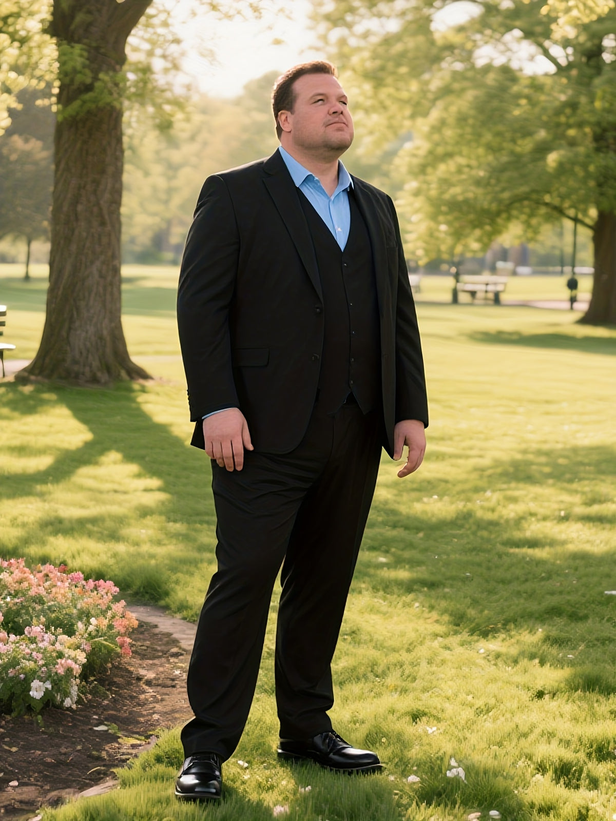 3 pièces Ensemble Costume Grande Taille
