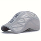 Casquette de sport homme respirante – Cap ajustable noire avec maille anti-transpiration pour extérieur