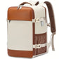 Sac ordinateur portable homme Sac à dos business imperméable, coloris Marron beige