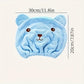 Bonnets Séchage Rapide en Microfibre Forme Ours – Ultra Doux pour Enfants et Adultes – Lot de 2 (Rose & Bleu)