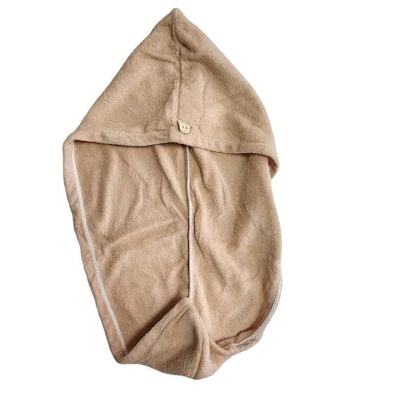 Serviettes à Cheveux en Microfibre Ultra-Absorbantes – Séchage Rapide Sans Chaleur – Lot de 5 Coloris Doux