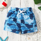 Maillot de bain garçon bleu motif requins – Short de bain confortable et tendance pour l’été